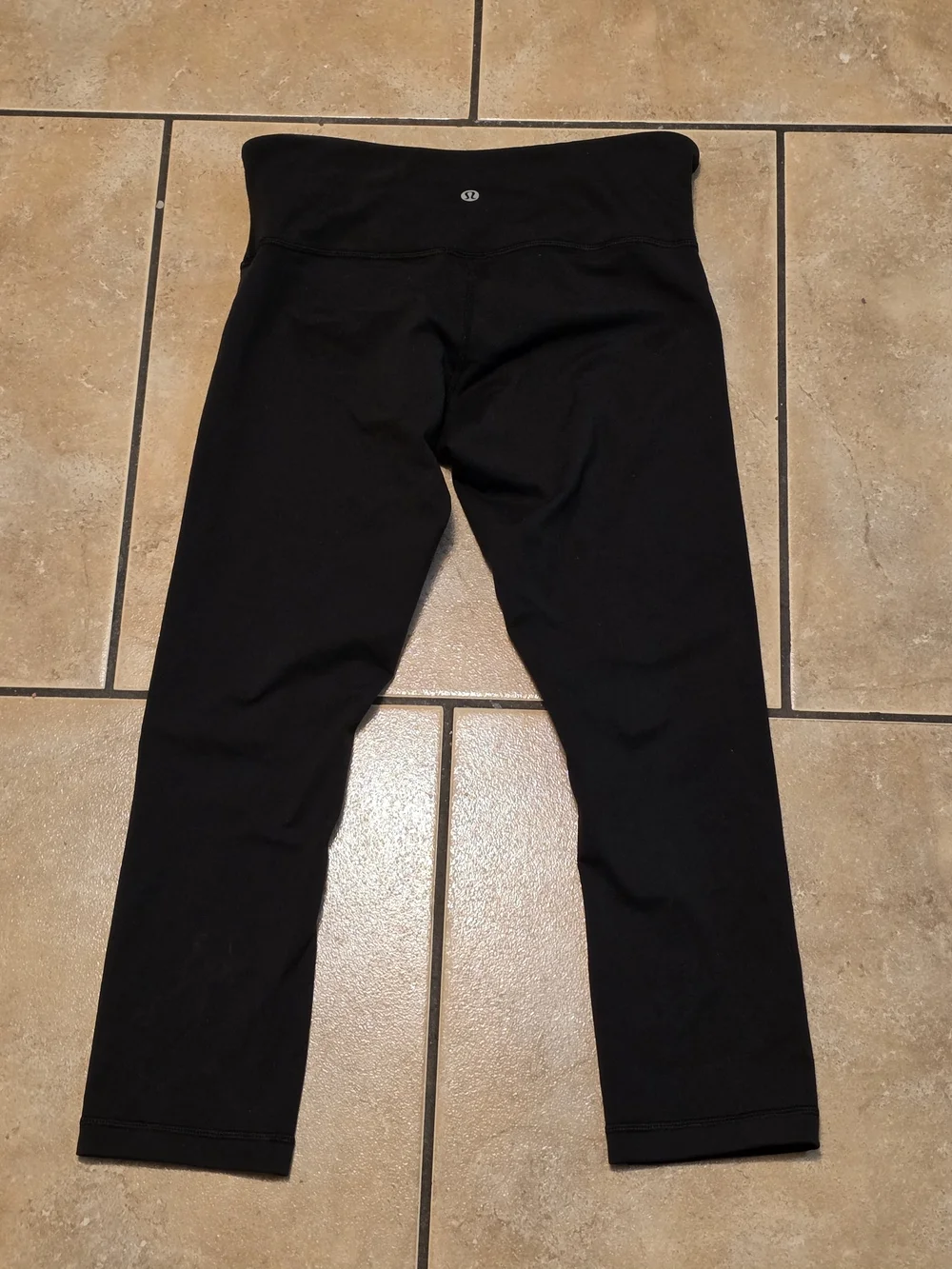 lululemon athletica Black Capri Leggings with High Waist